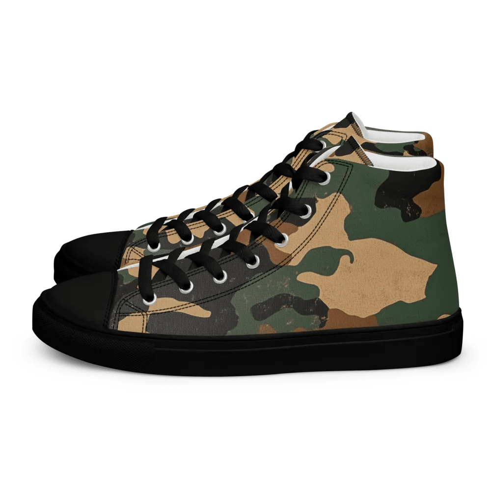 Retro Camo Men's High Tops product image (1)