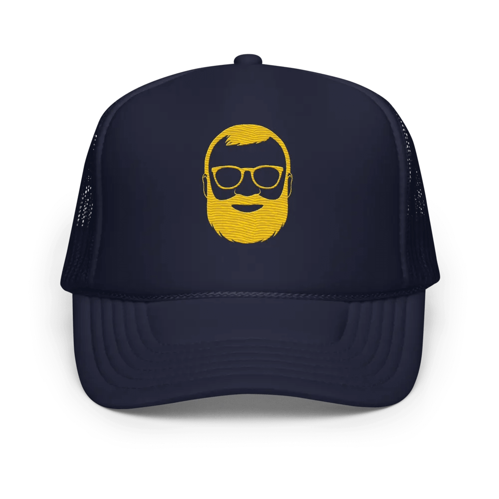 Letterman Beard Trucker Hat product image (1)