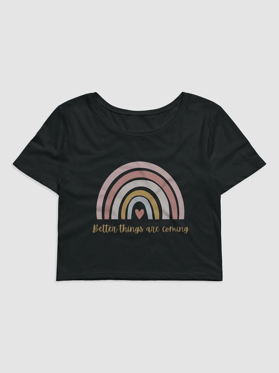 Rainbow Heart Crop Tee product image (4)