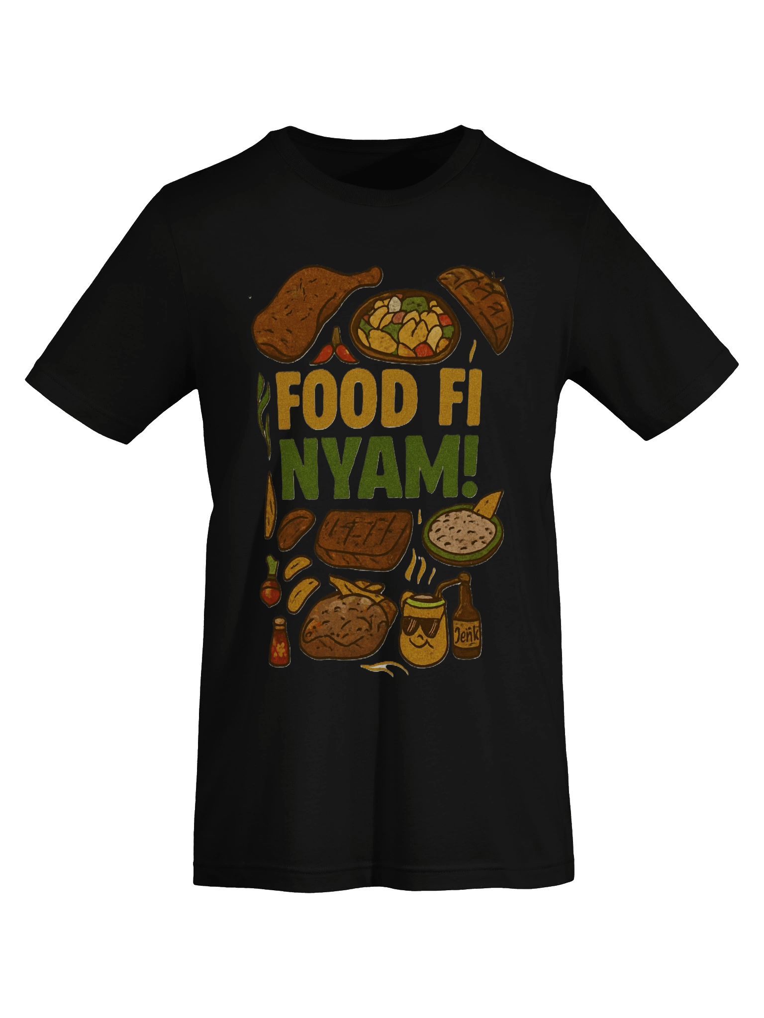 FOOD FI NYAM! Illustrated T-Shirt product image (56)