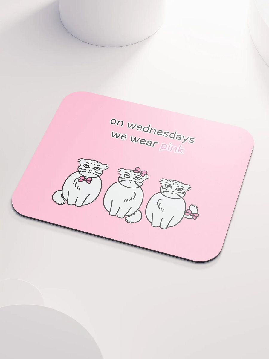 Pink Wednesdays Manul Ver. 2 - Mousepad product image (3)