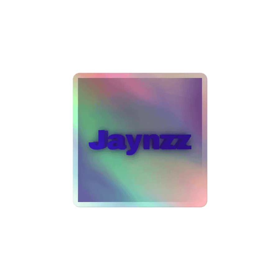 Holographic Purple Jaynzz Hues Sticker Sheet product image (1)