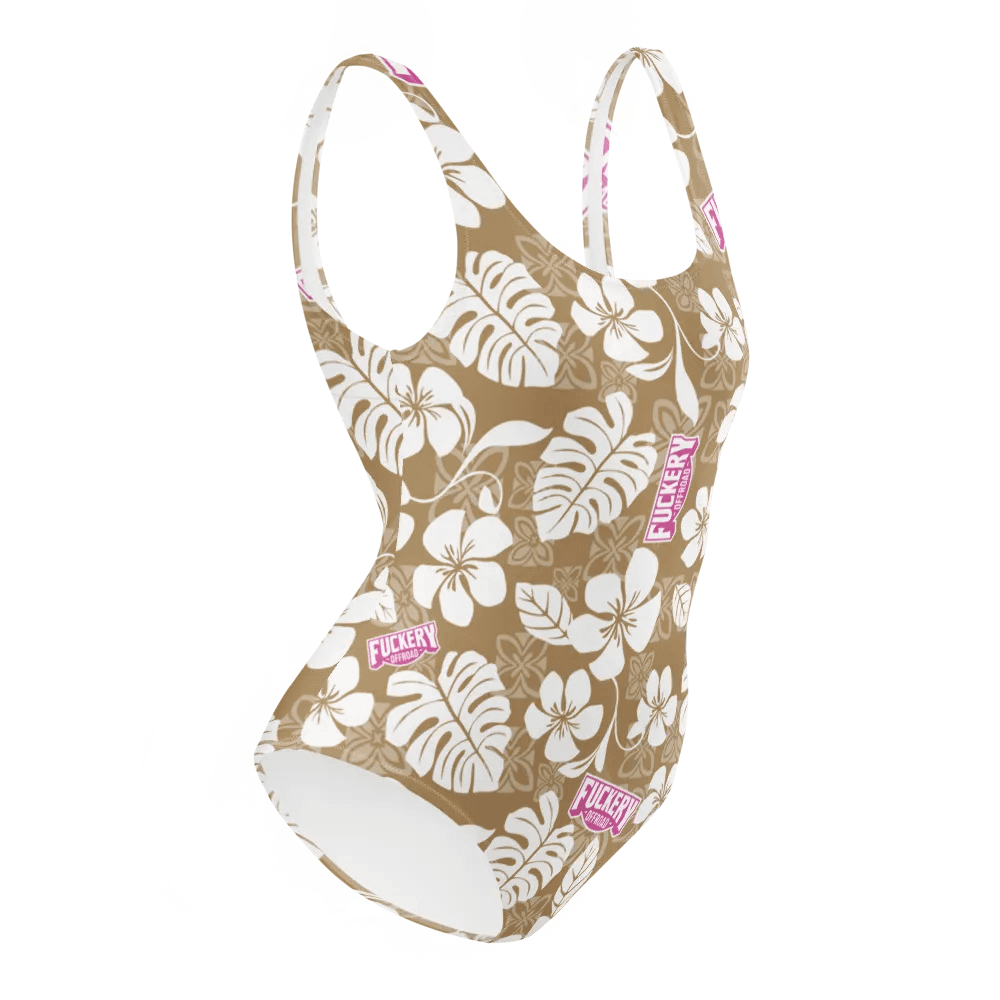Fuckery Offroad Ladies Hawaiian Swinsuit - Tan product image (4)