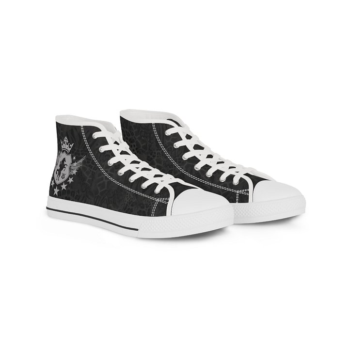 MW ANIMAL PRINT HIGH TOP SNEAKERS (BLACK) product image (1)