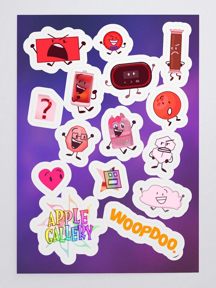 10 Years Sticker Sheet - RED product image (1)