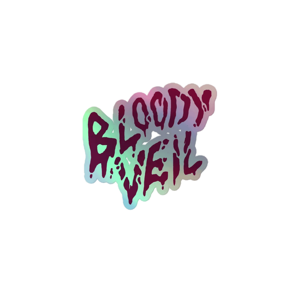 The "Bloody Veil" Holographic Sticker product image (1)