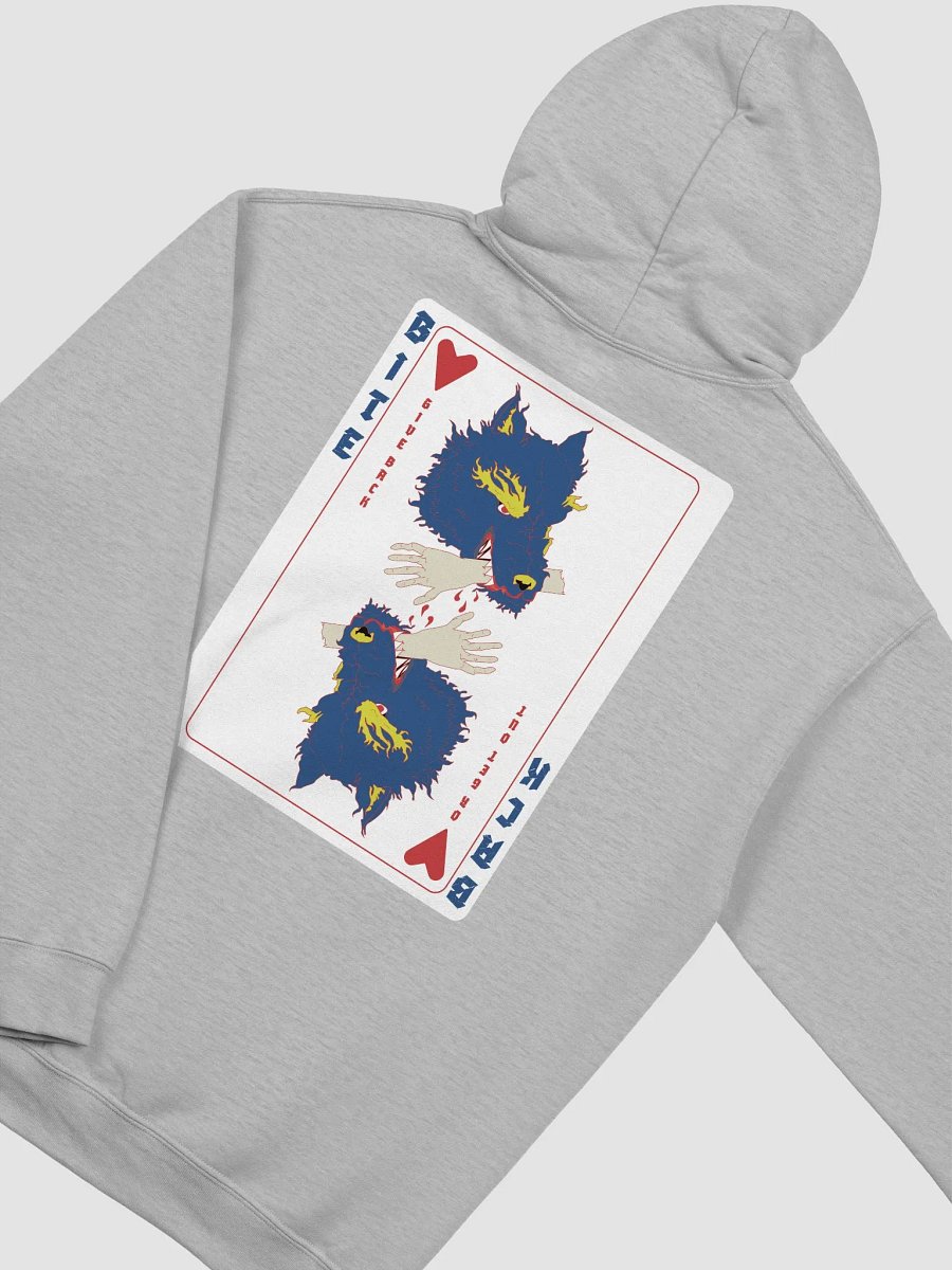 Bite Back red card hoodie product image (4)