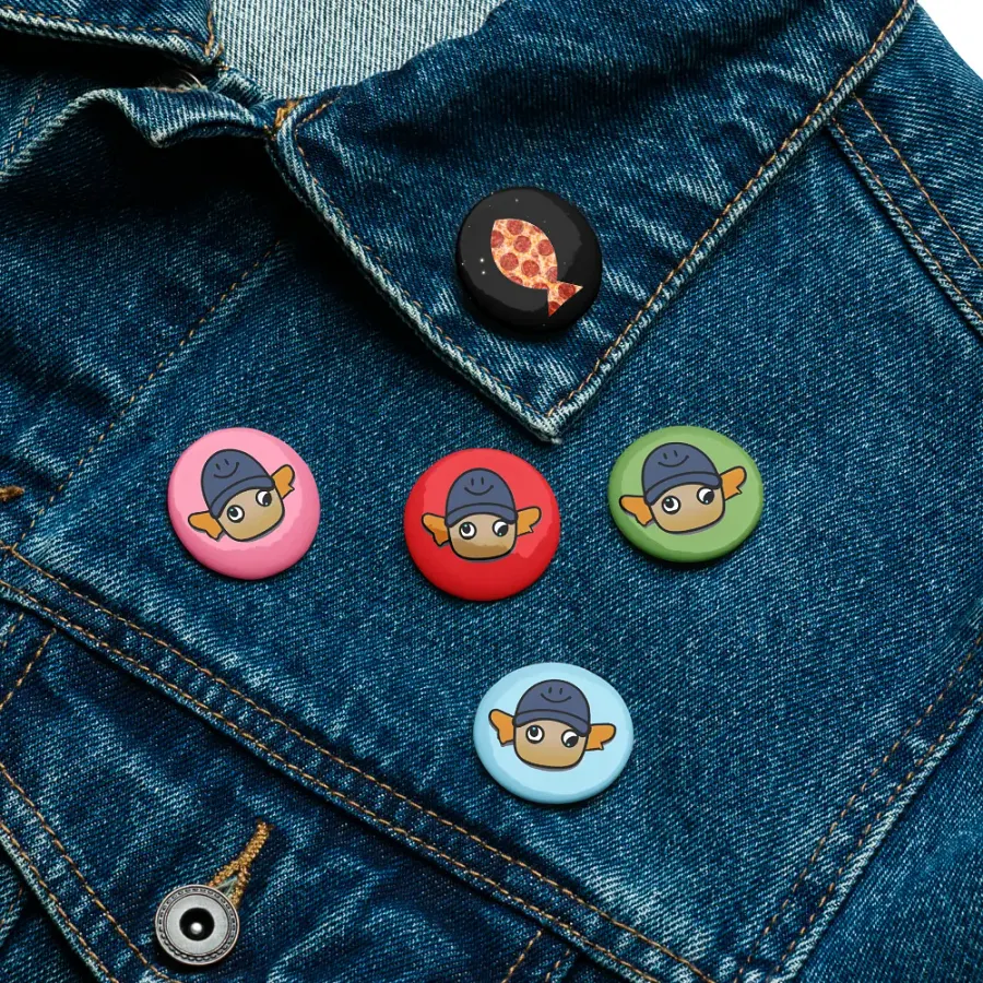 5 Pack Button Pins product image (16)