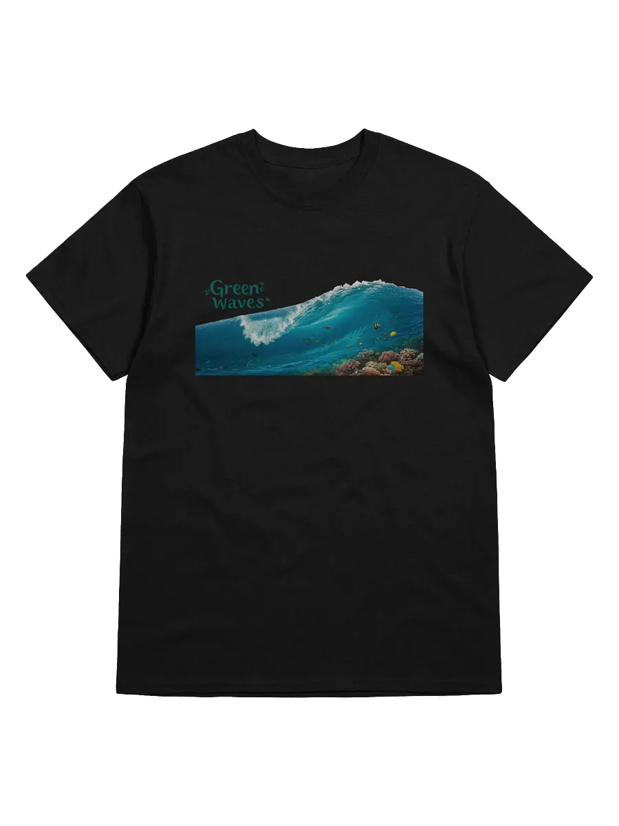 Green Wave Exploration T-Shirt product image (10)