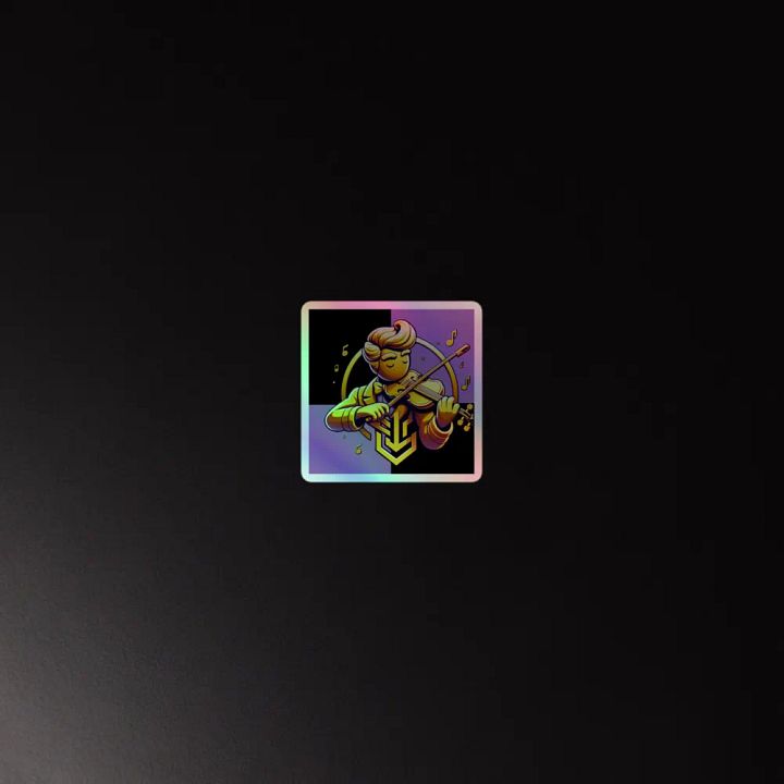 Golden Fiddle Icon Sticker product image (2)