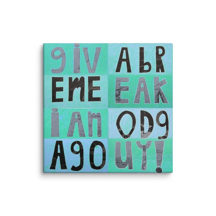 Another Good Guy on Canvas (32" x 32") product image (1)