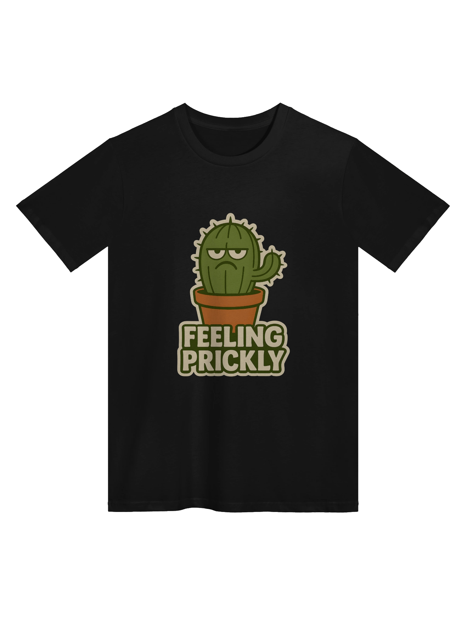 🌵 Feeling Prickly T-Shirt | Funny Cactus Design product image (1)