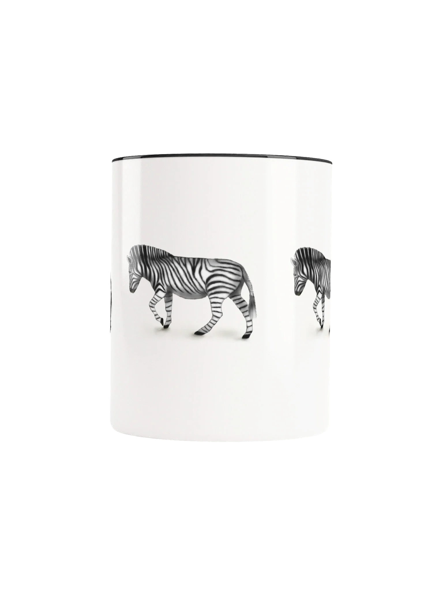 Striped Zebra Ceramic Mug with Color Inside product image (35)