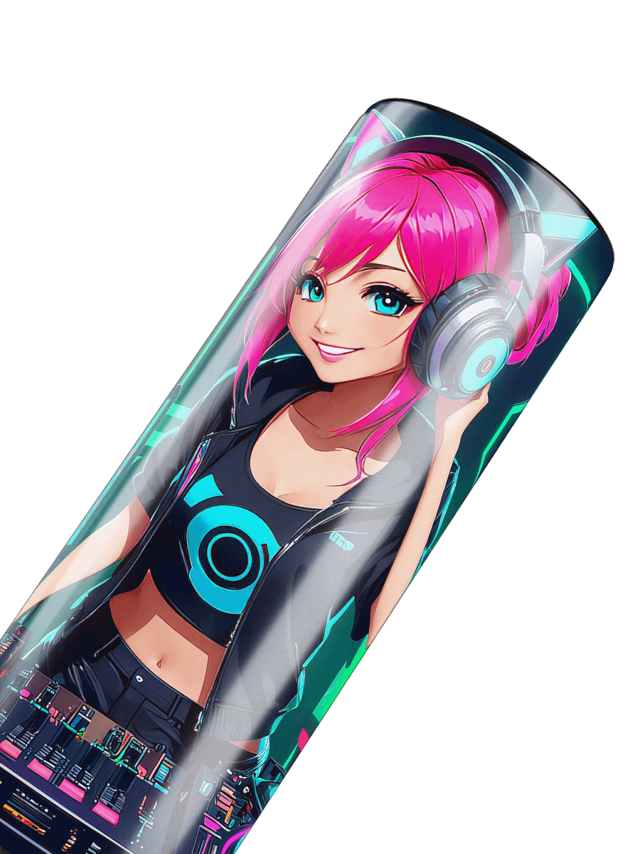 Dj Girl 20 oz Skinny Stainless Steel Tumbler - v1 product image (6)