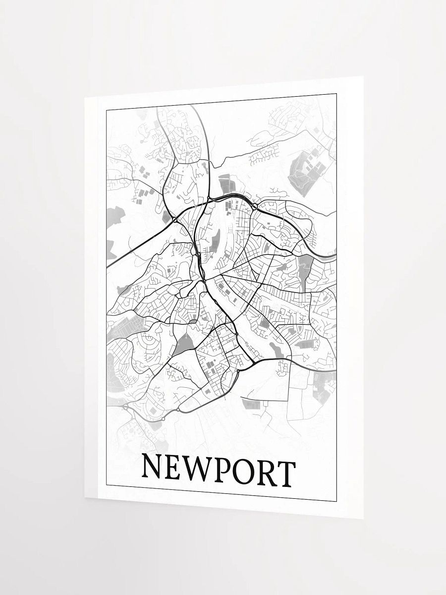 Newport, Wales, city map print product image (6)