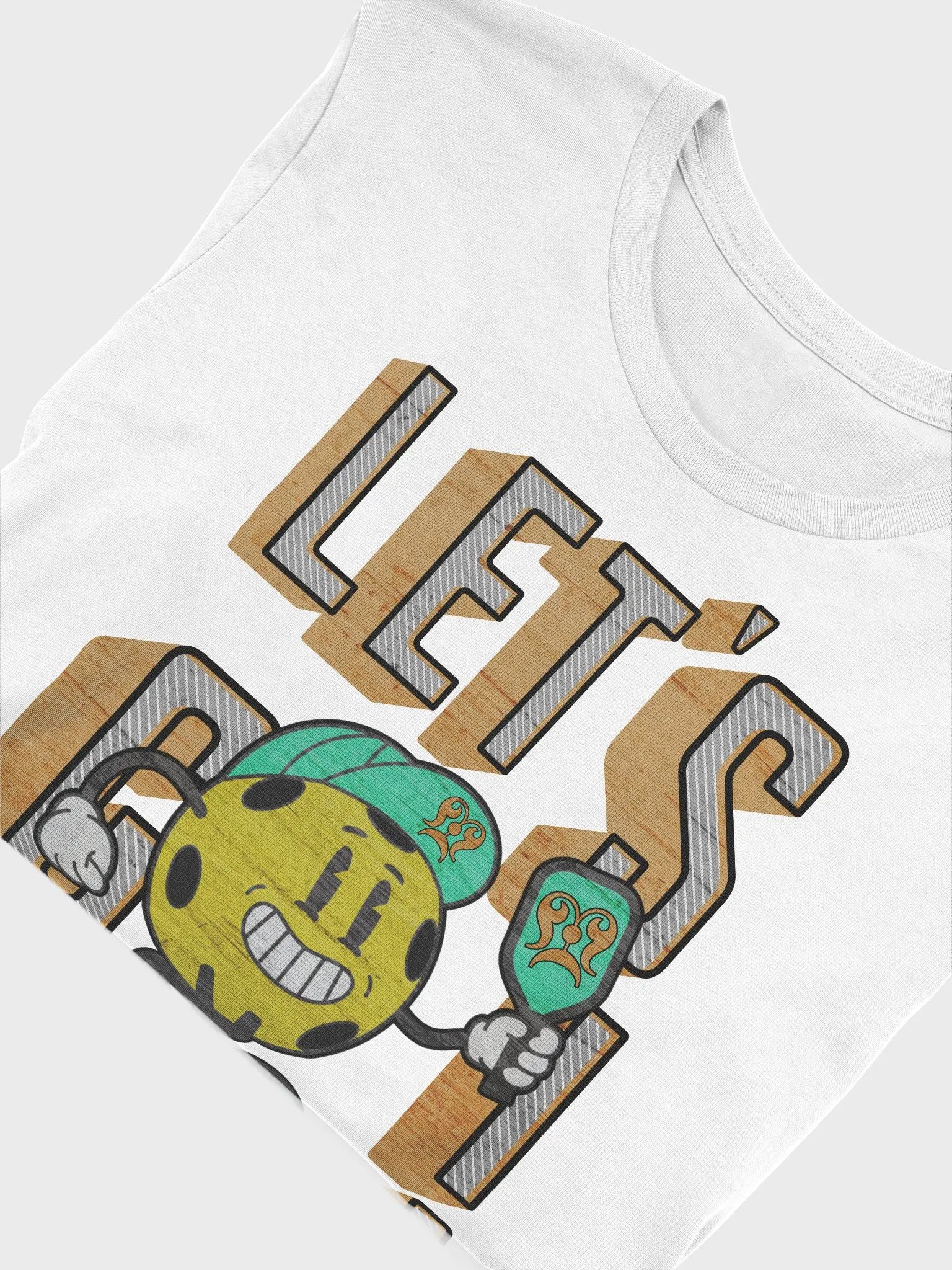 Lets Go Pickleball Mascot T-Shirt product image (3)