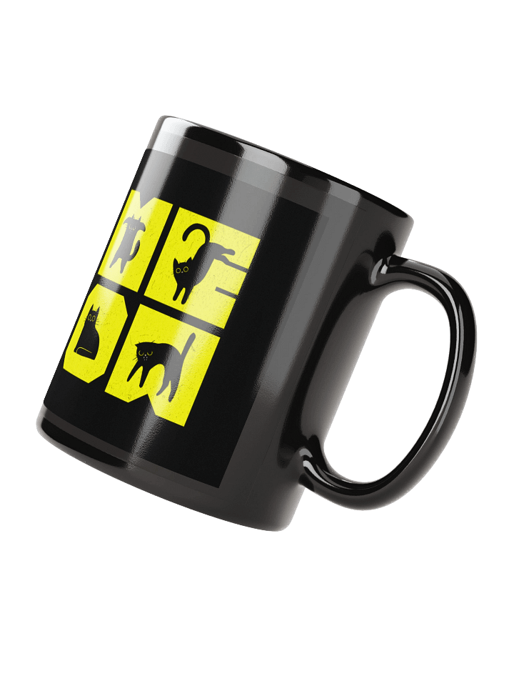 Meow | Black Glossy Mug product image (4)