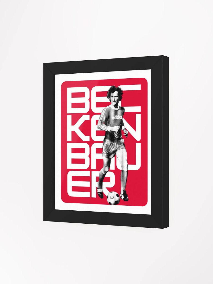 Franz Beckenbauer BW Bayern Munich Name Art Framed Print product image (3)