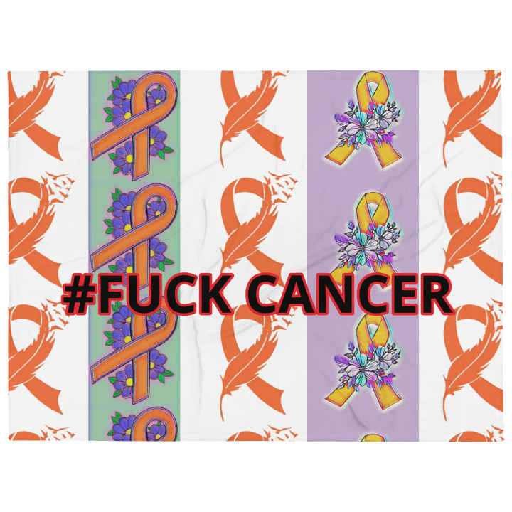 #fuckcancer blanket product image (1)