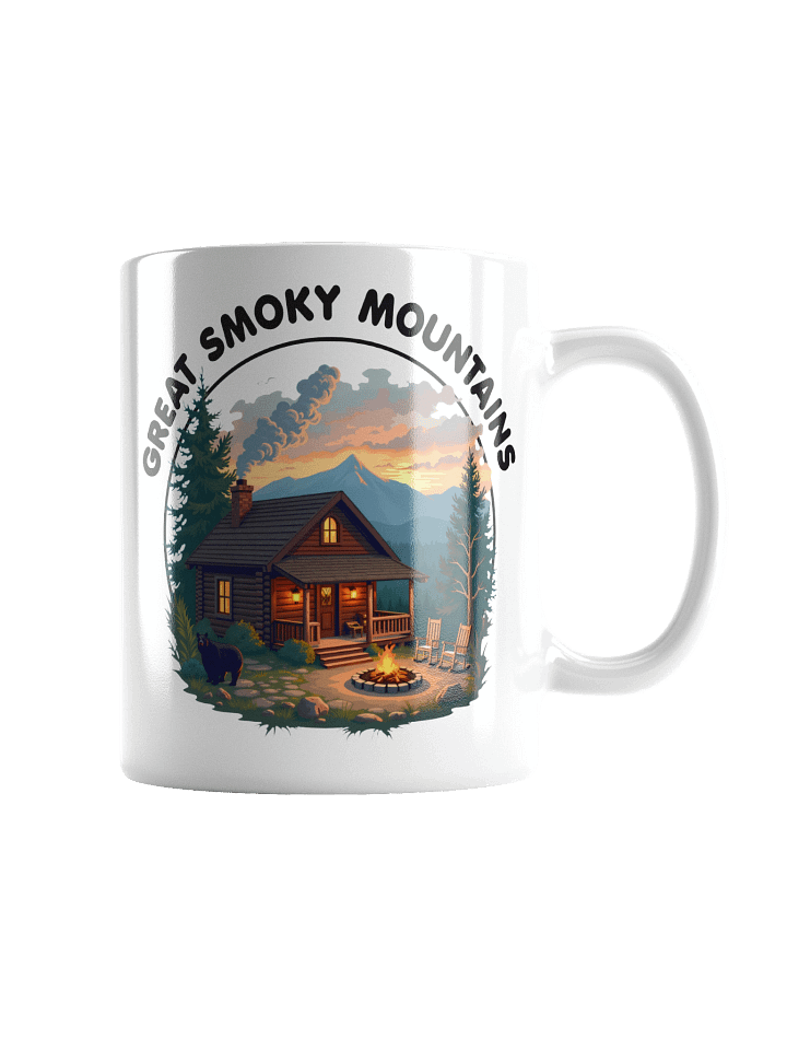 Great Smoky Mountains - Bear and Cabin Mug product image (5)