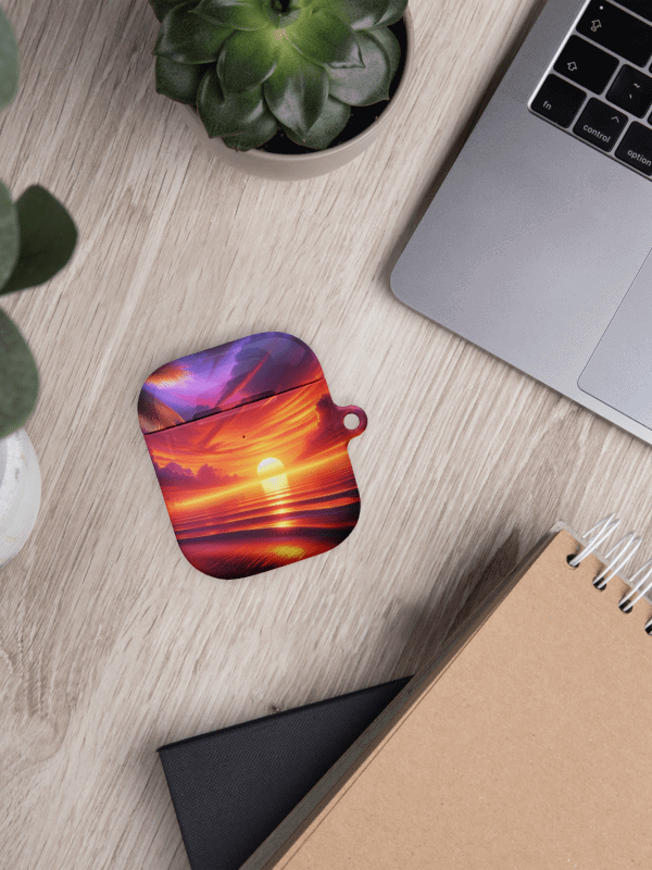 Sunset Serenade AirPods® Case | AI Design sunset product image (3)