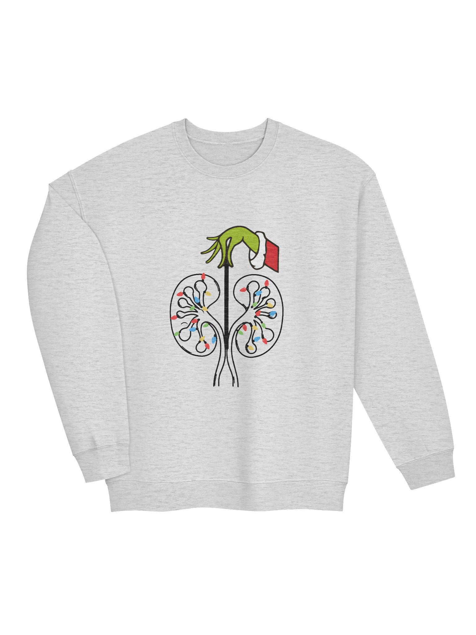 Christmas Grinch Kidneys Crewneck Sweatshirt product image (19)