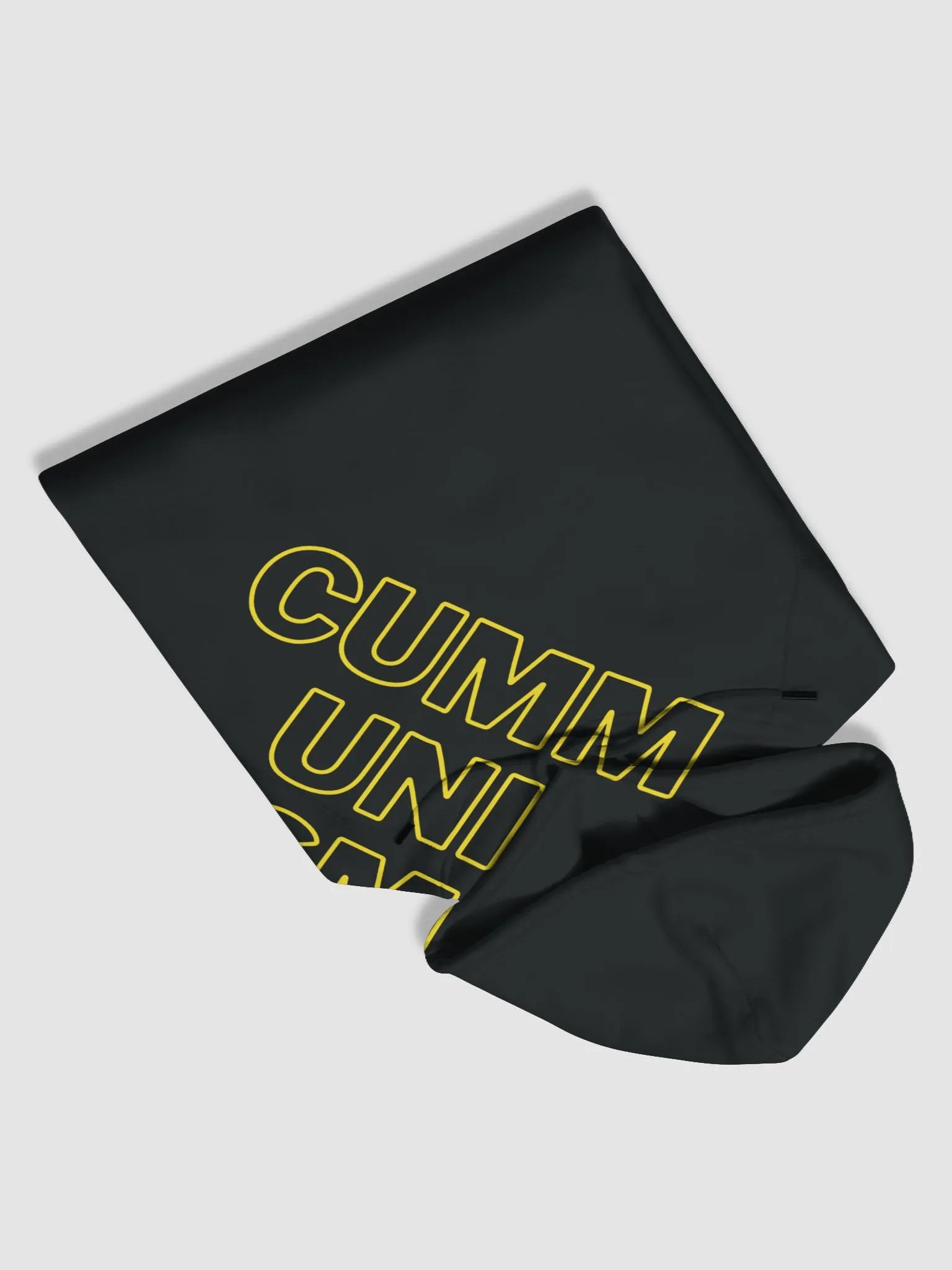 Cummunism Unisex (Eco Hoodie Yellow) - Dragos Comedy product image (3)