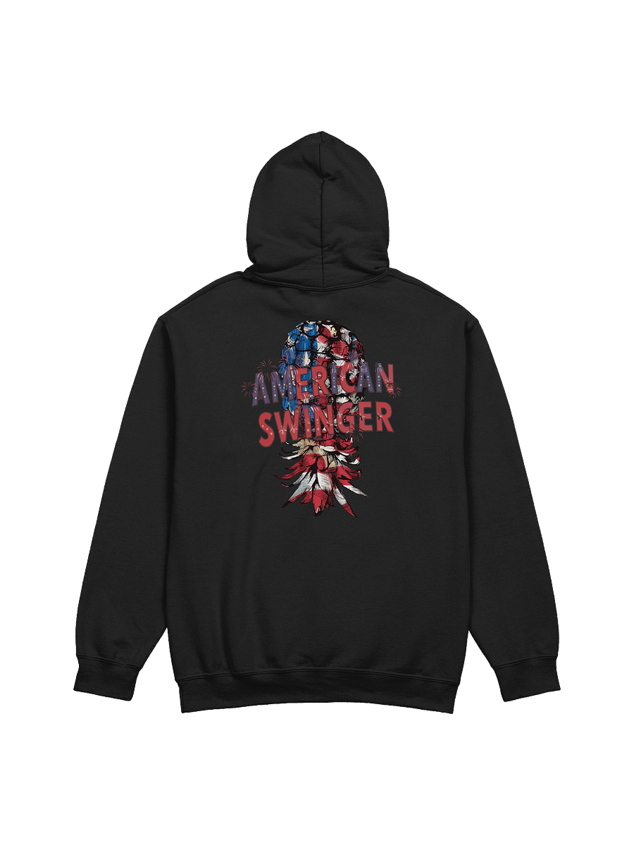 American Swinger Back Print Upside-Down Pineapple Hoodie product image (20)