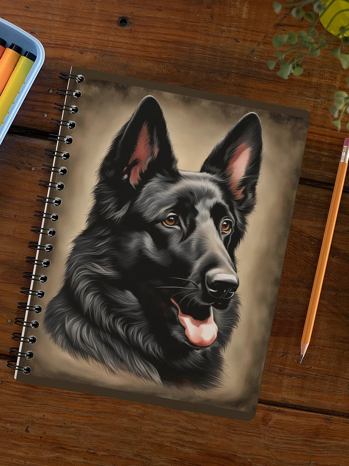 Black German Shepherd Notebook product image (1)