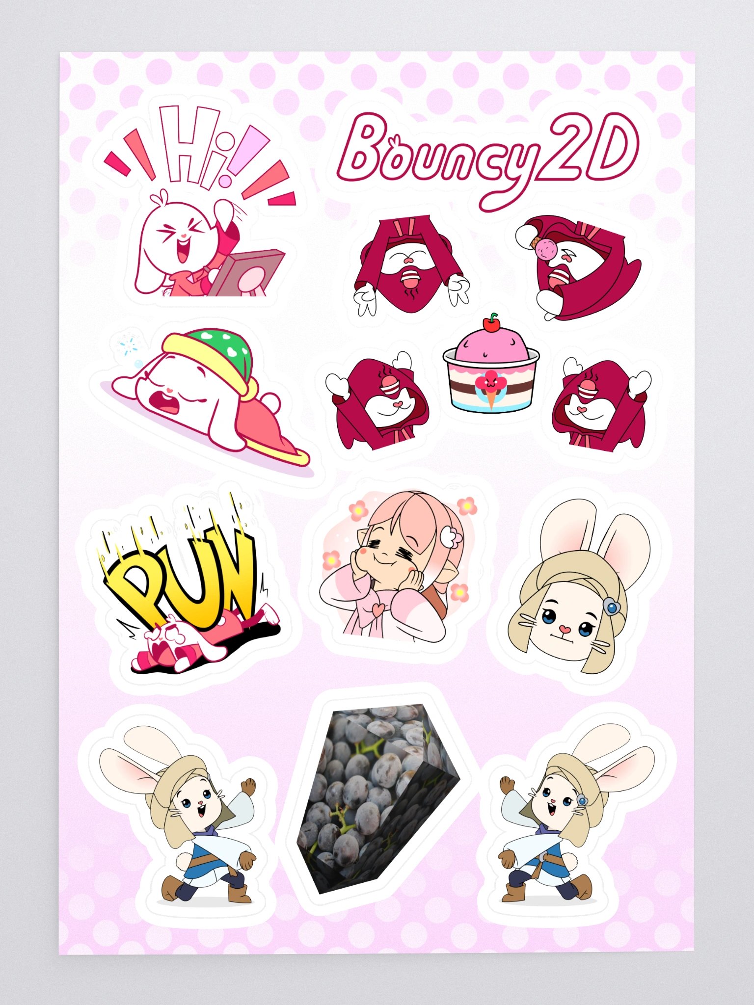 Bouncy2D Sticker Set #2 product image (3)