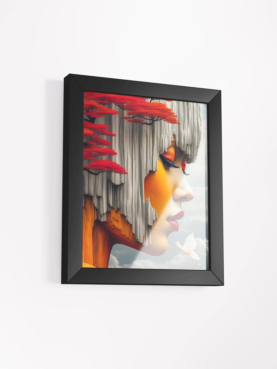A Colorful Dance of the Soul: Framed Surrealist Female Portrait product image (22)