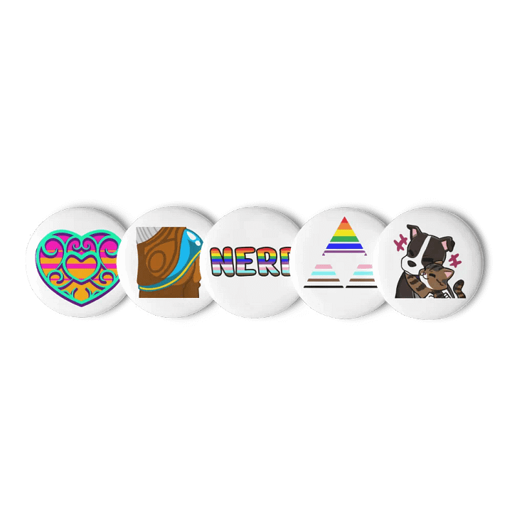 Nerd Pride Button Set product image (1)