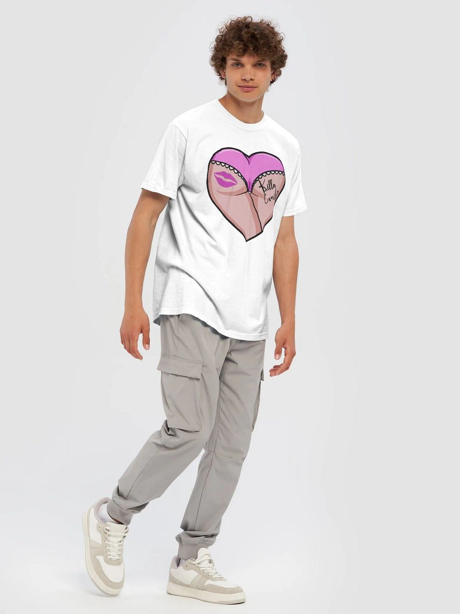 PINK HEART BUTT TEE WITH AUTOGRAPH ON BACK product image (7)