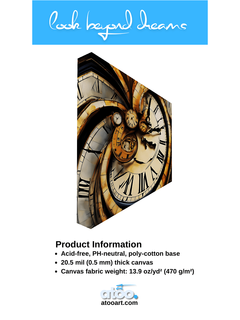 Time Confusion-8 | Canvas Artistic Wall Painting product image (11)