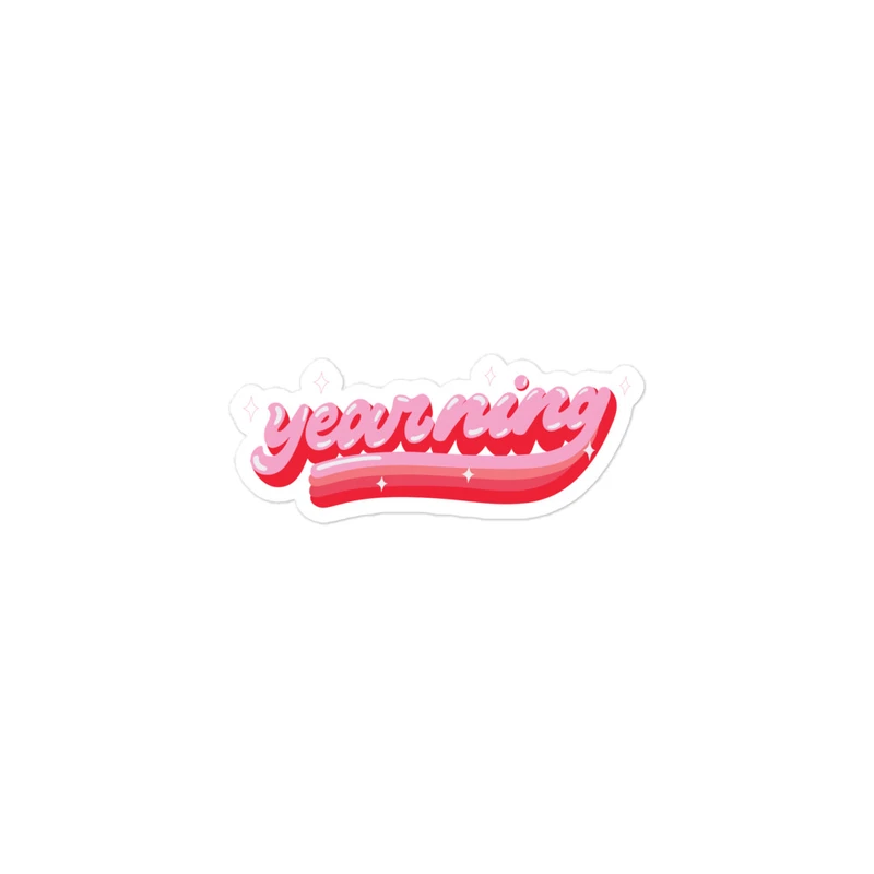 Yearning Pink Stickers product image (2)