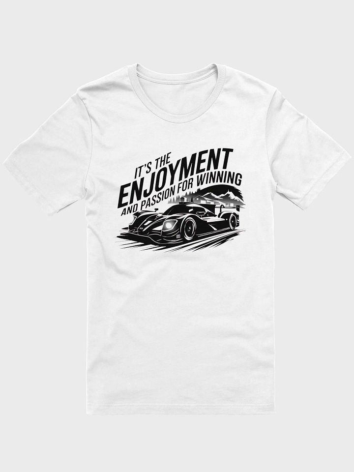 It’s the Enjoyment and Passion for Winning – LMP Racing T-Shirt (Black print) product image (3)