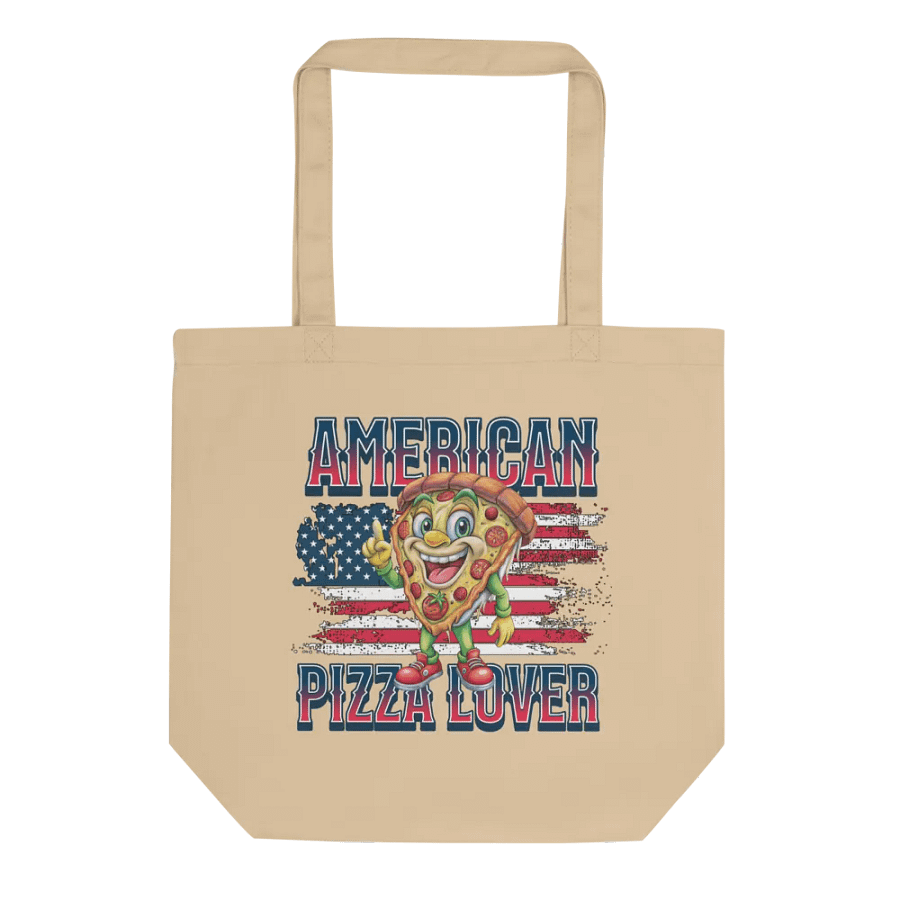 American Pizza Lover Patriotic Tote Bag product image (1)