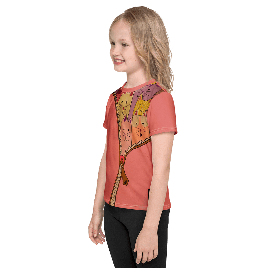 "Unleash The Cats" Kid's Tee (Pink) product image (3)