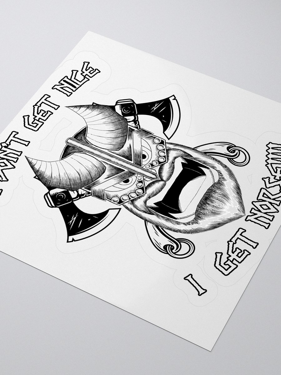I don't get nice, I get Norse!!! sticker product image (10)