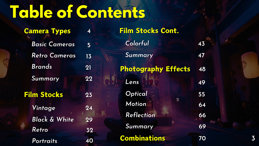 Photorealism in Midjourney V6! Cameras, Film Stock & Photograph Effects - Prompt Guide product image (3)