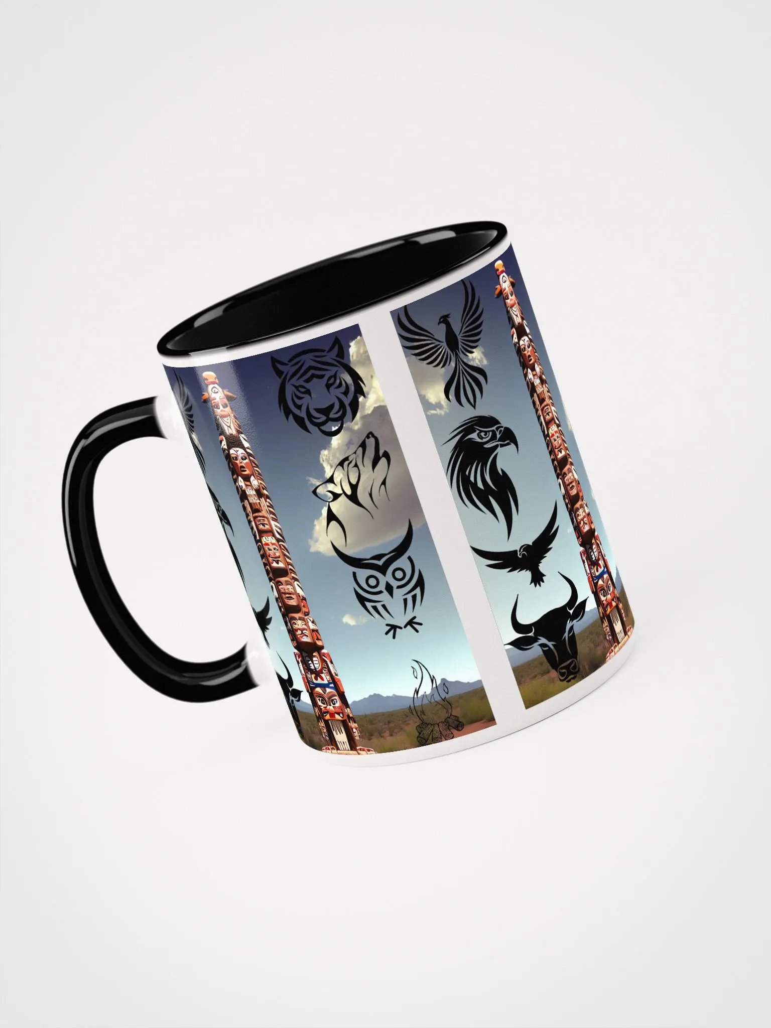 Totem Silhouettes Ceramic Mug product image (29)