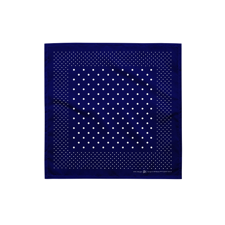 Navy Polka Dot Bandana product image (1)