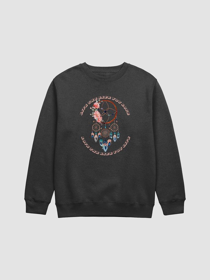 Floral Dreamcatcher Live Love Life Crewneck Sweatshirt product image (1)