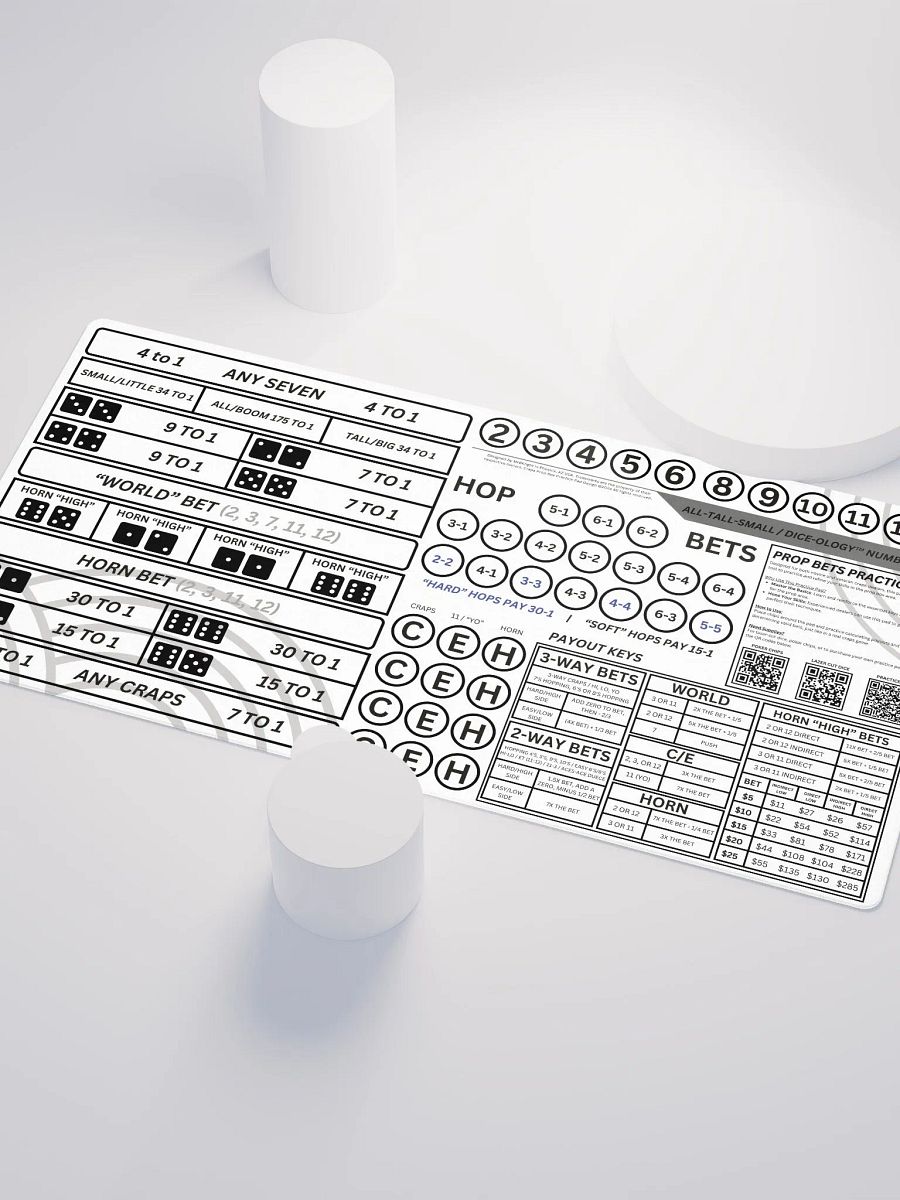 Craps Prop Box Practice Pad - No Whine Allowed product image (3)