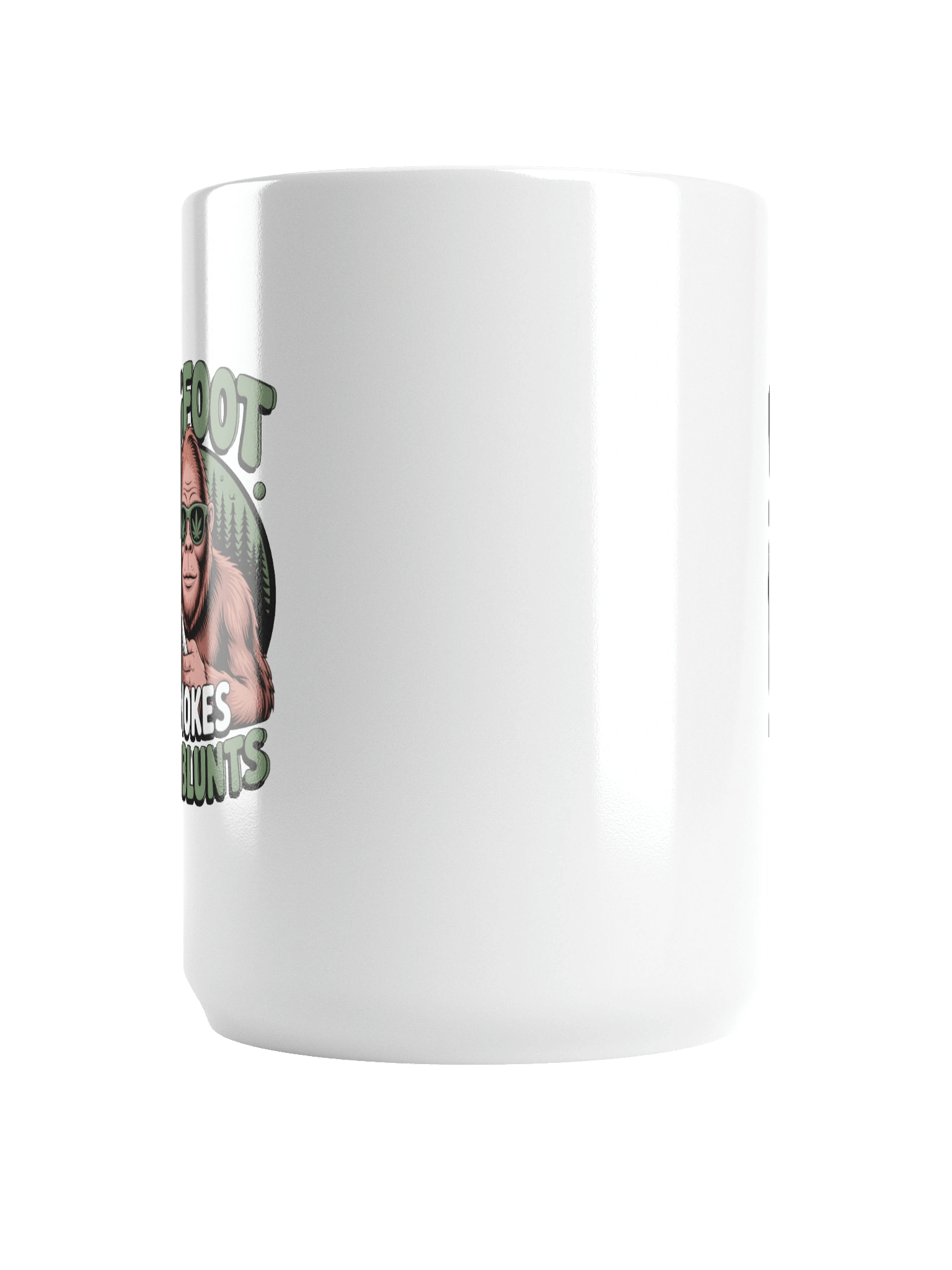 Cannabis - Bigfoot Smokes Big Blunts - Design | 15oz Coffee Mug product image (6)