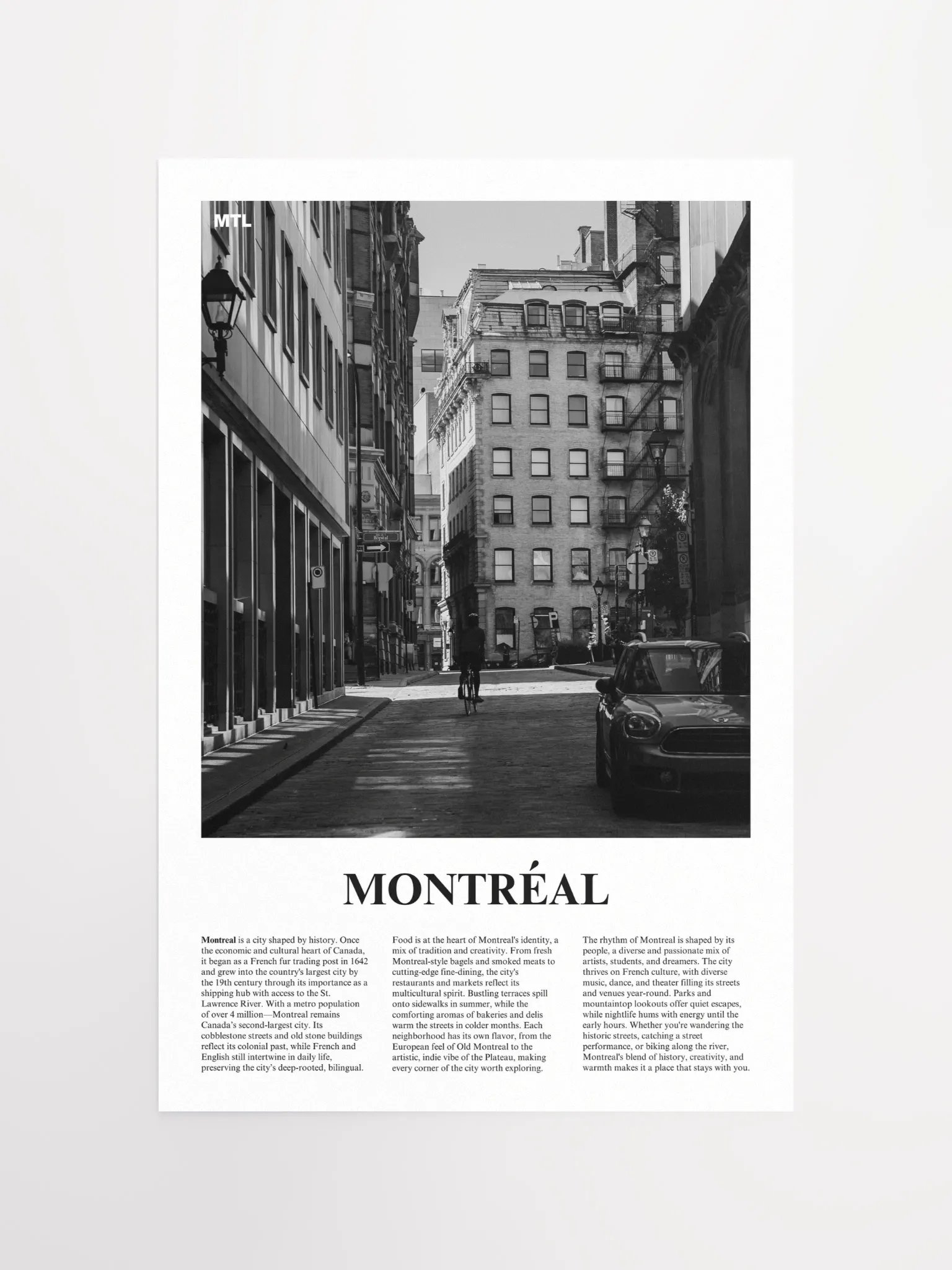 Montreal 04 Newspaper Poster product image (5)