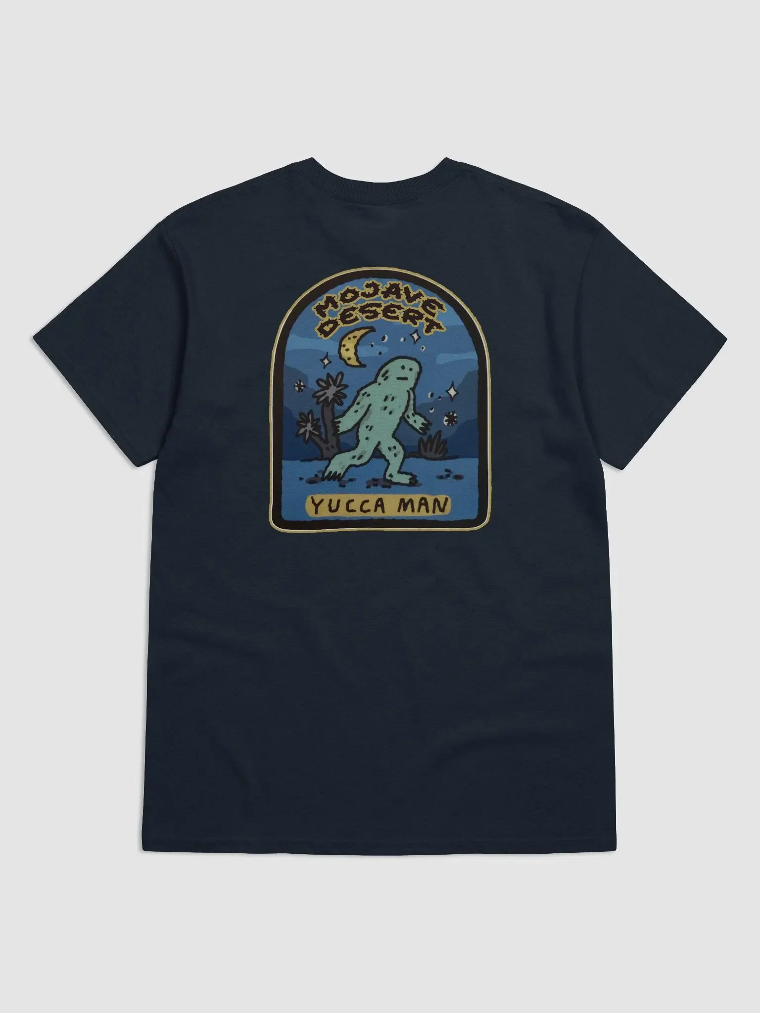 Mojave Desert Yucca Man Midnight Encounter T-Shirt Mojo Adventures Wear The Great Southwest product image (1)