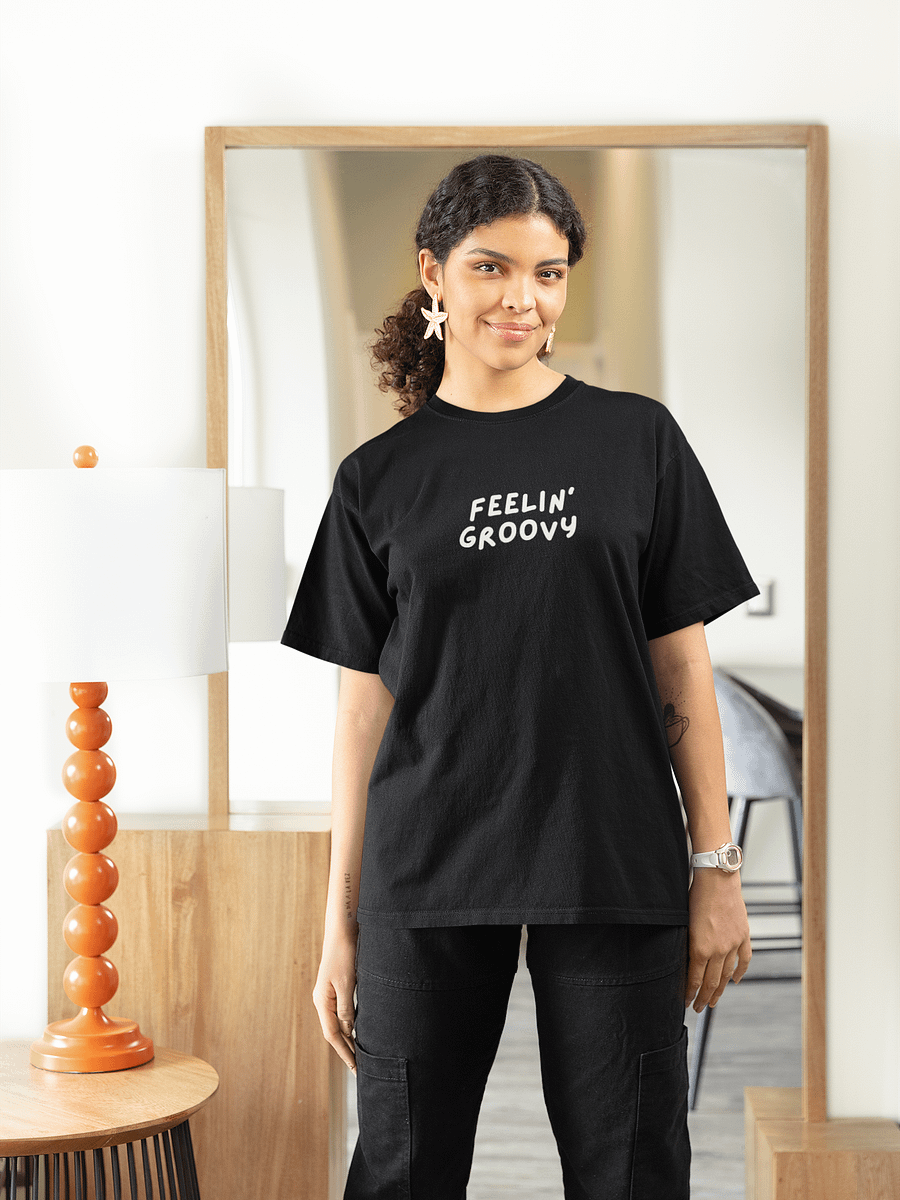 “Feelin' Groovy” My Vibe Cotton T-Shirt #2 product image (1)