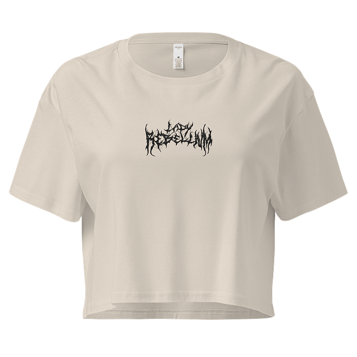 Death Metal Cropped Tee (Embroidered) product image (5)