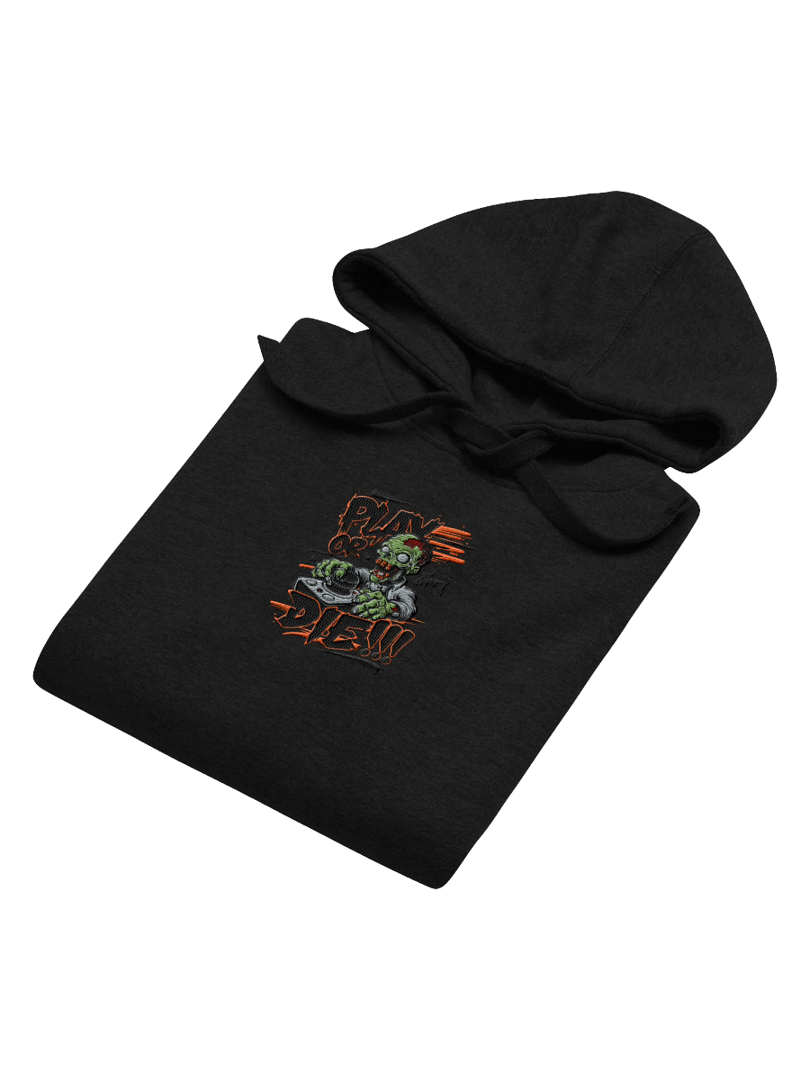 Play or Die! Center Embroidered Hoodie product image (4)